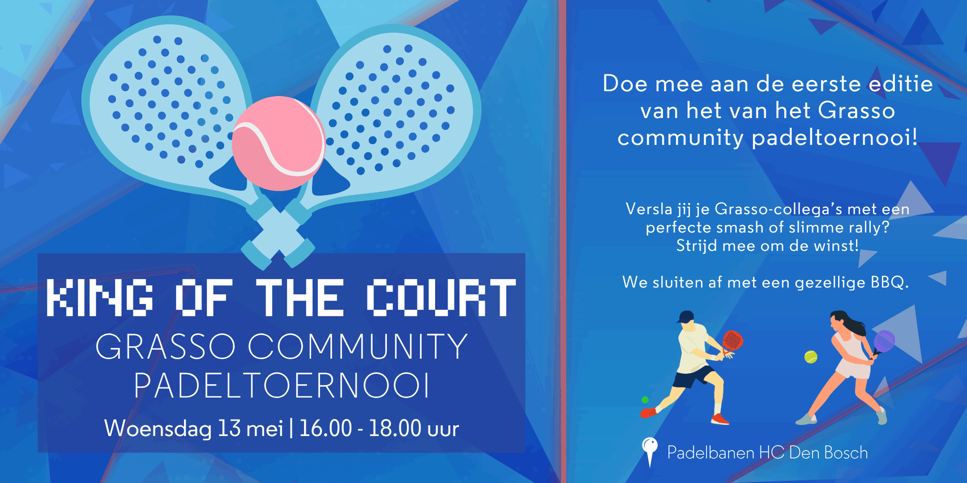 Grasso Community Padeltoernooi | King of the Court