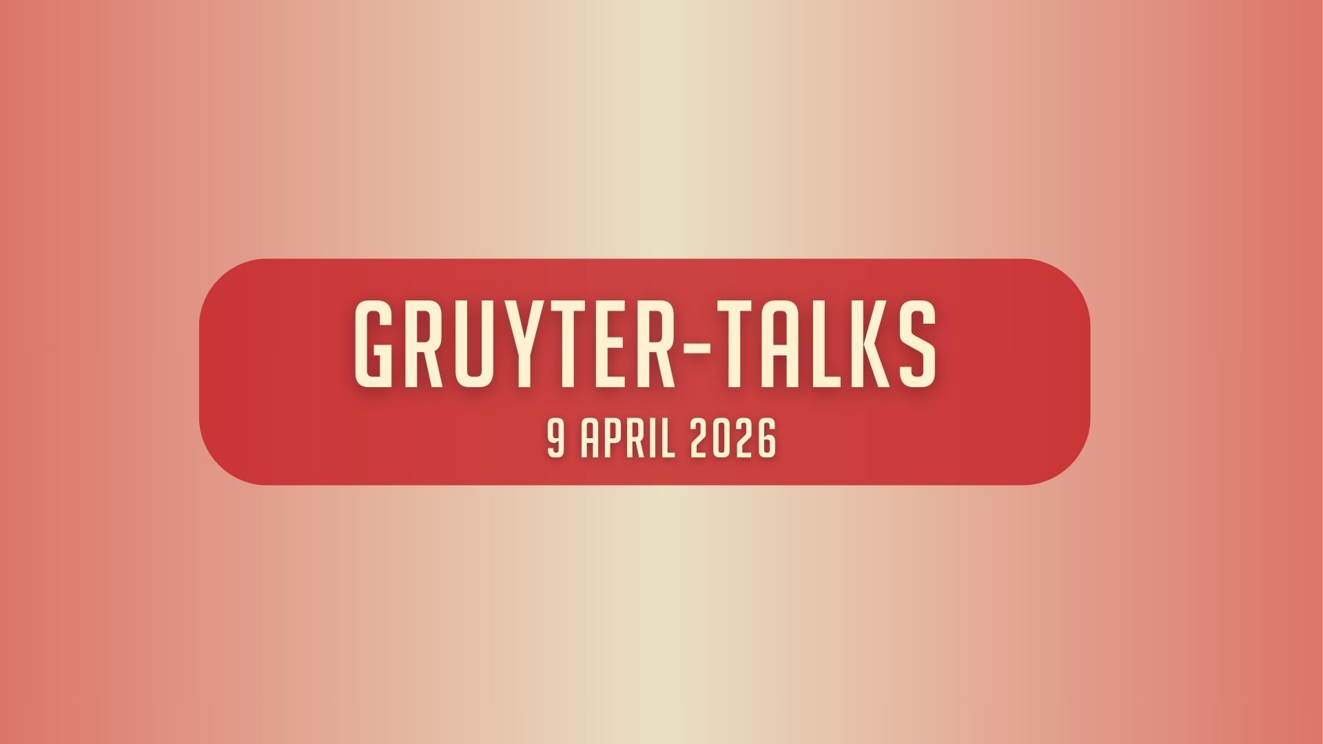 GRUYTER-Talks | Echte makers, slimme tools